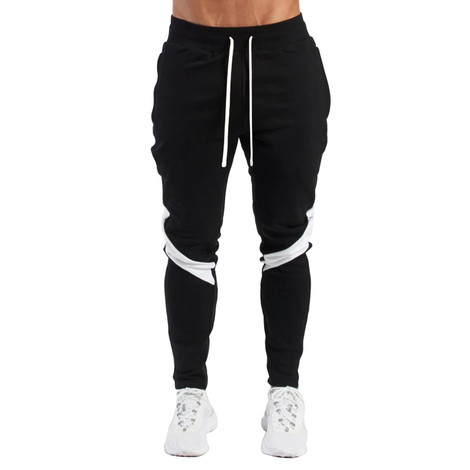 New Fashion Men's Patchwork Sports Pants Trousers Sportswear Fitness Exercise Jogging Pants Autumn And Spring Hot Pants
