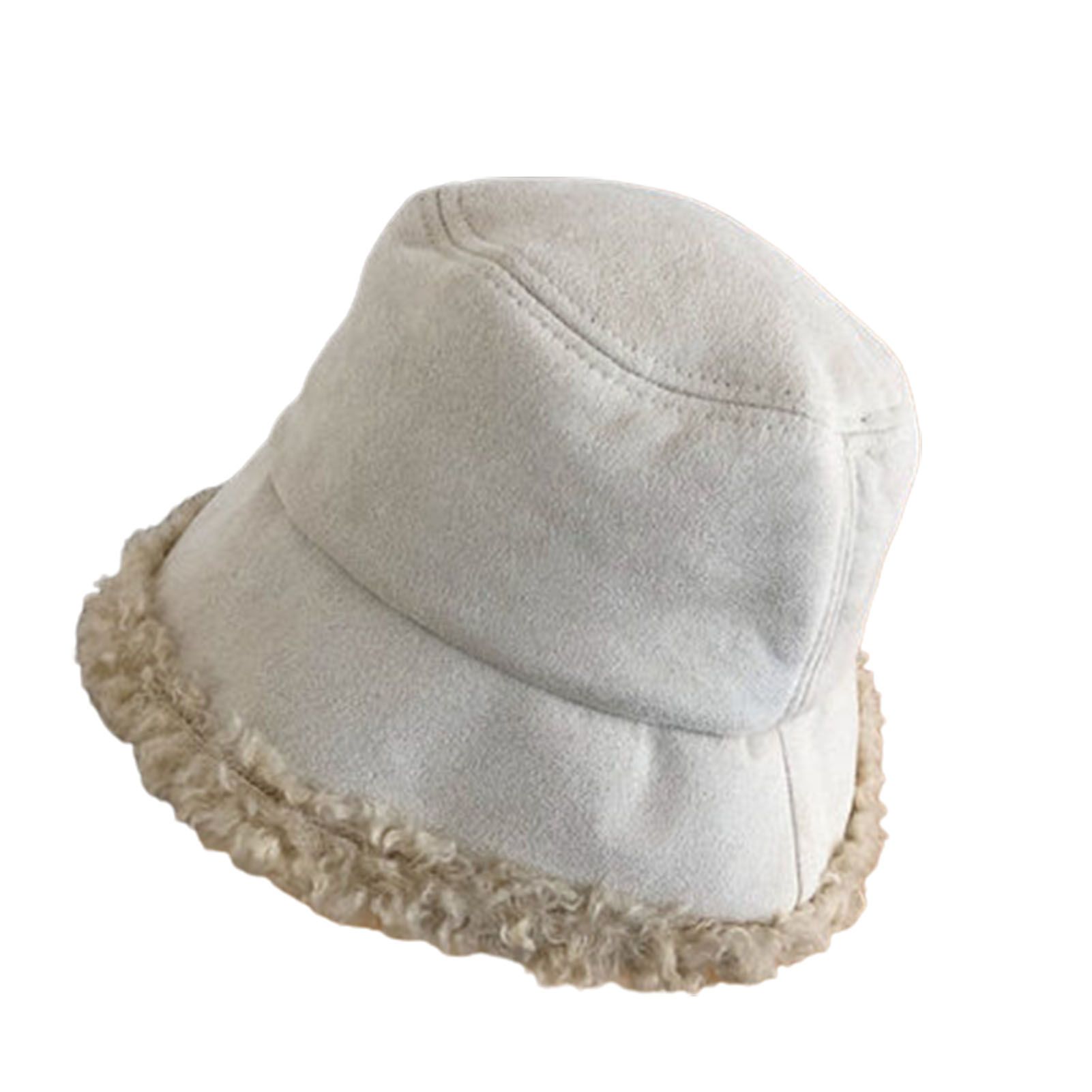 Fisrman Hat Casual Women Solid Color Cashmere Lined Fisrman Cap