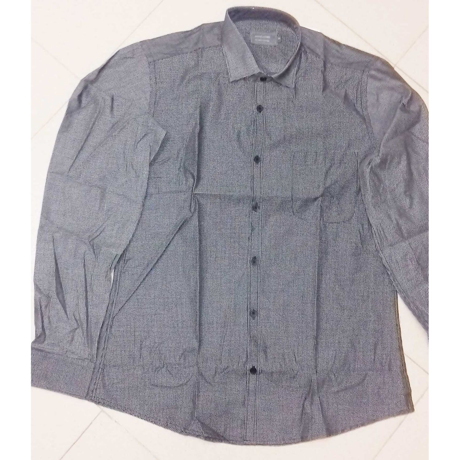 Formal Shirt Gray Spot -  Park Lane - Essential