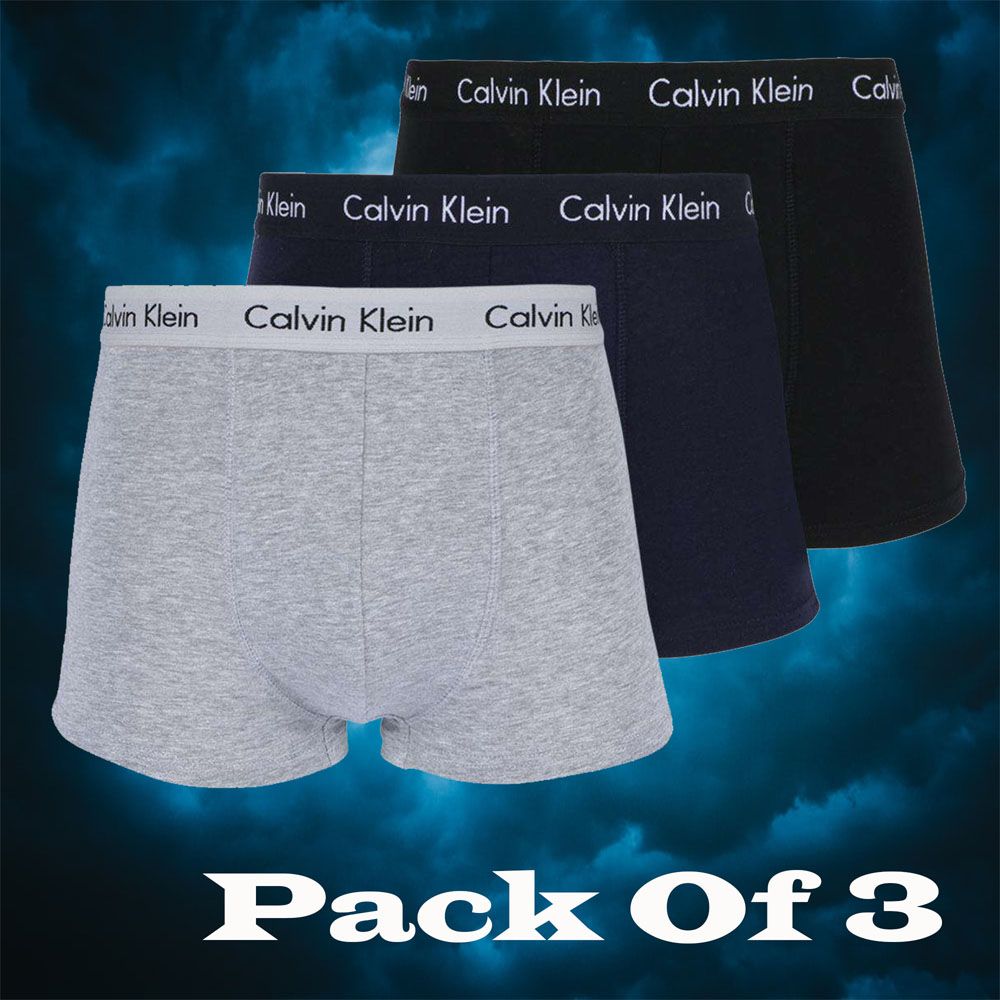 3 Pcs Men's Trunks & Boxers/Underwear Fashionable Clothing  Breathable Fabric Regular Wear.