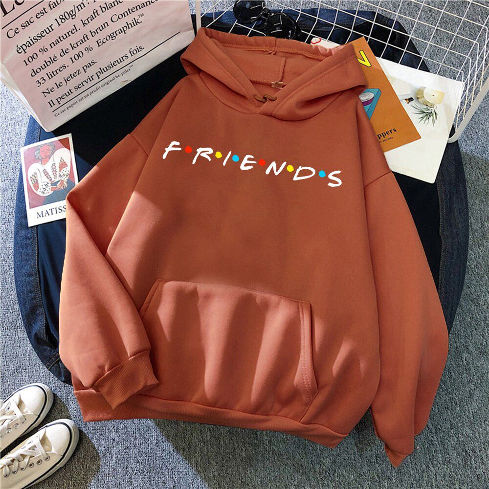 Creative Novelty Letter Printed FRIEND Mens Hoodies Style Streetwear Homme Brand Clothing Casual Harajuku Male Pullover