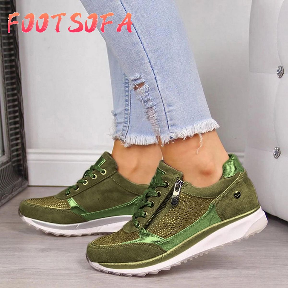 Sports Sneakers for Women Sequins Shake Shoes Sports Sneaker Shoe Running Outdoor Sport Kasut Casual Walking Perempuan Wanita Women Ladies Girls New