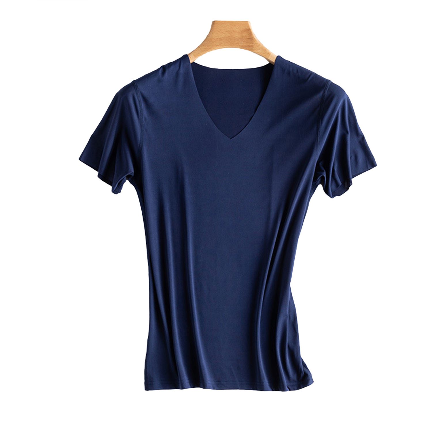 Short Sleeve T-shirt High Stretchy Wear Resistant Men Short Top