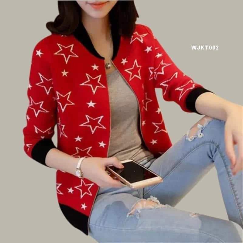 Premium Ladies Sweater-Watermelon red