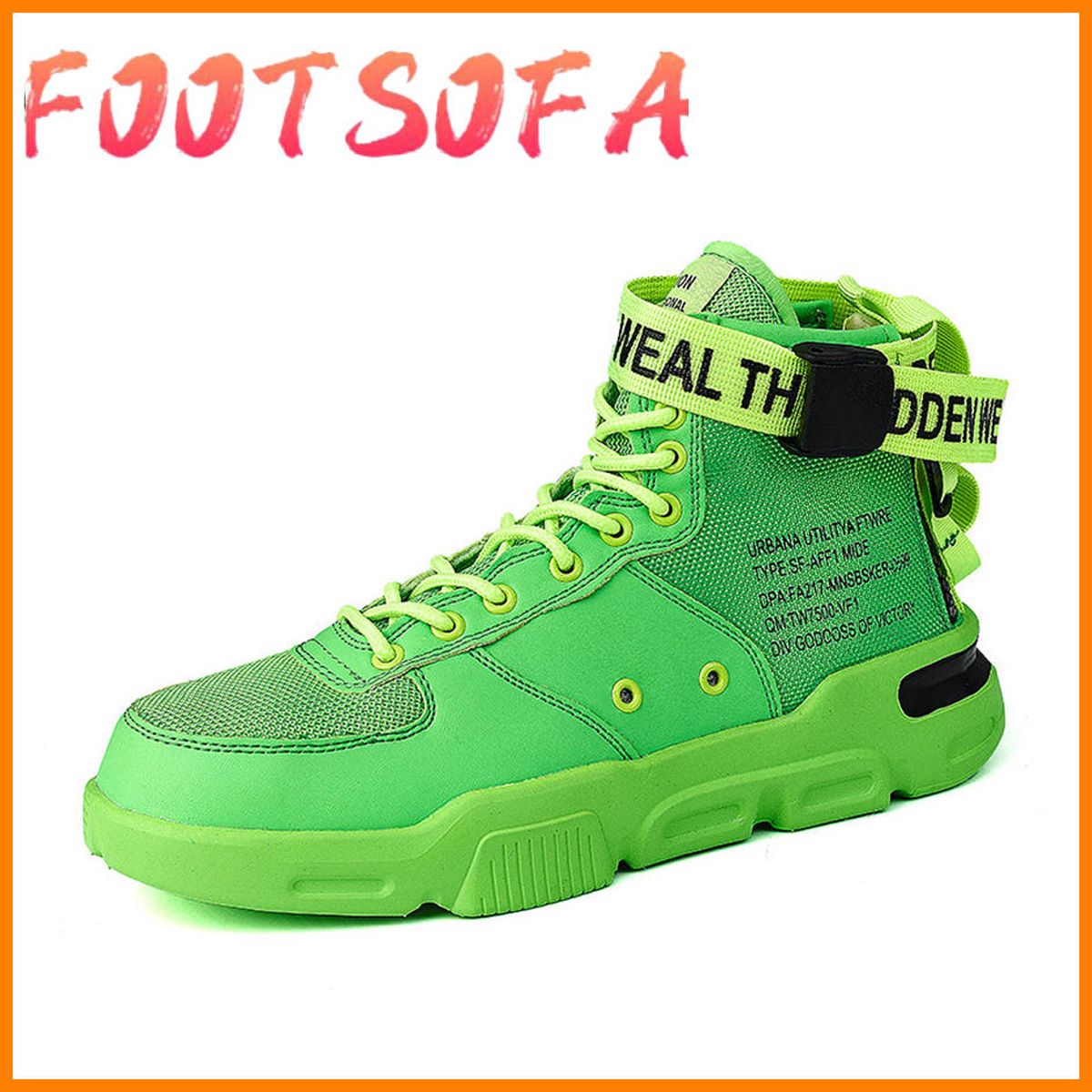 New Men Sneakers Trend  Comfortable Man Running Shoes Outdoor Non-slip Male Orange Sports Jordan Shoes