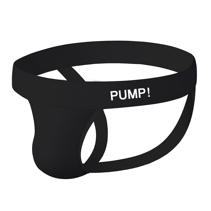 CMENIN PUMP (1 Pieces) LOGO Mesh Men Underwear thongs Mens Jockstrap Thongs And G strings CMENIN Breathable Cartoon Innerwear PU001