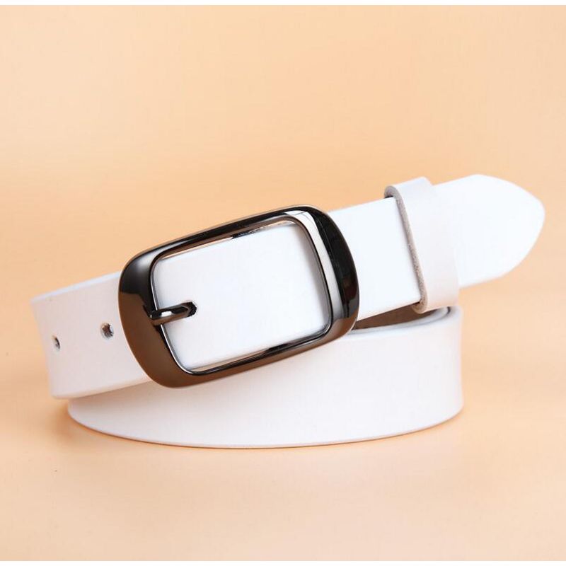 Design Women Leather Belt FashionWide Leather Waist Belts Woman Vintage Cow Skin Waistband Women Strap Jeans