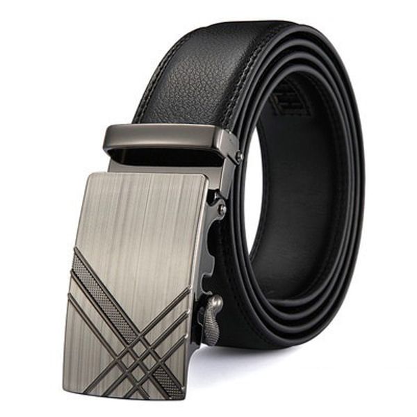 Cody Steel High Quality Business Men Belt Automatic Buckle Fashion Man PU Leather Belt Popular Casual Male Luxury Black Belts