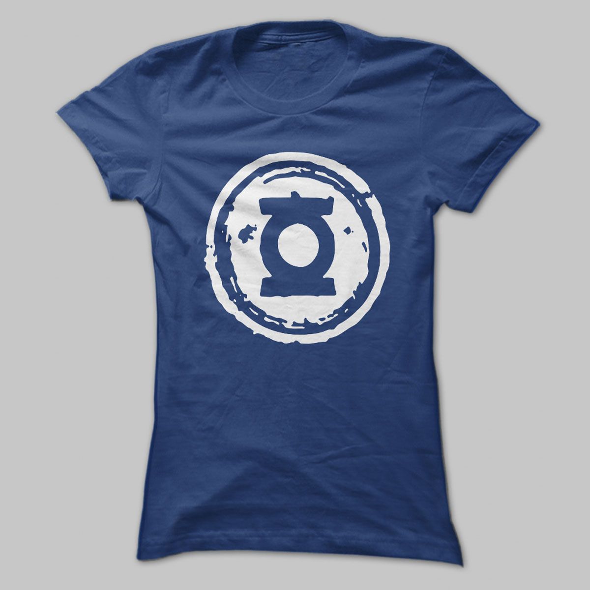 Stylish Navy Cotton T-shirt  Taz Fashion