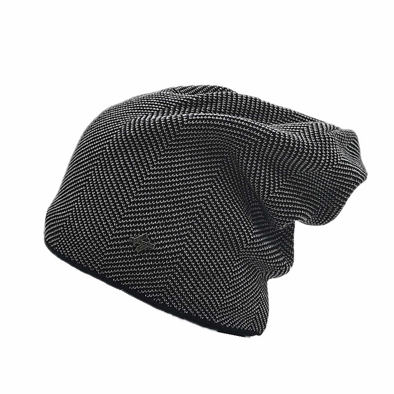 Men Hat Solid Color Breathable Ear Protection Cap