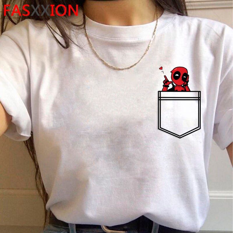Deadl Funny Cartoon Graphic T-shirt Men Kawaii Anime UniT Shirt Cute Streetwear Casual Tshirt Hop 90s Top Tees Male