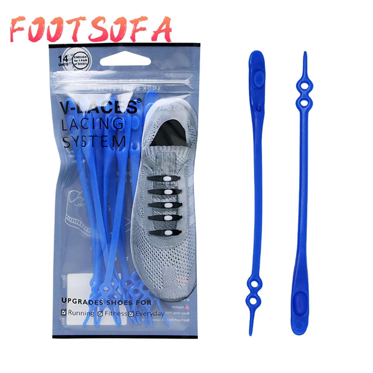 14Pcs Waterproof Silicone Shoelace Safty Shoes Accessories Round Elastic Shoelaces No Tie Lazy Shoe Laces for Sneakers