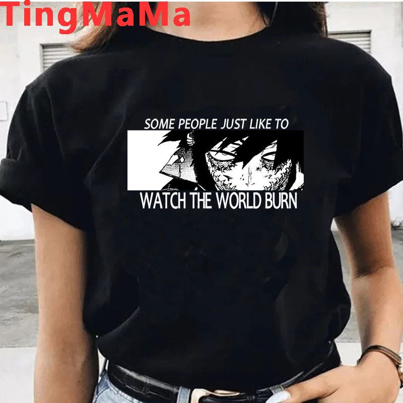 Hot Japanese Anime My Hero Academia T Shirt Men Boku No Hero Academia Tshirt Kawaii Dabi T-shirt Graphic Tops Tees Male Uni