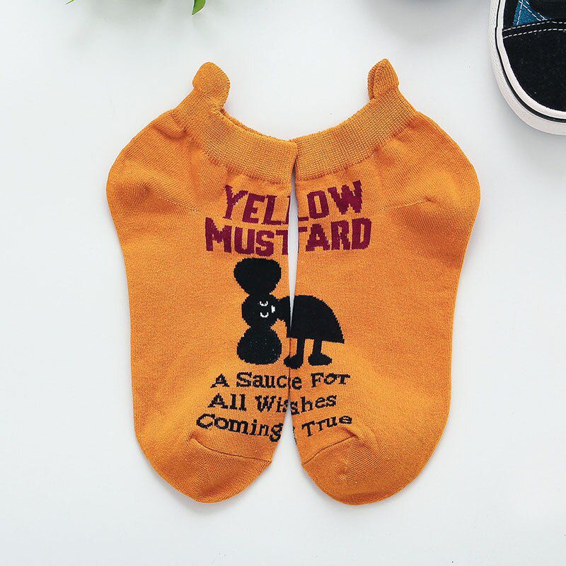 cartoon socks harajuku calcetines woman kawaii funny cute happy women skarpetki damskie meia meias mulher calcetas mujer sock