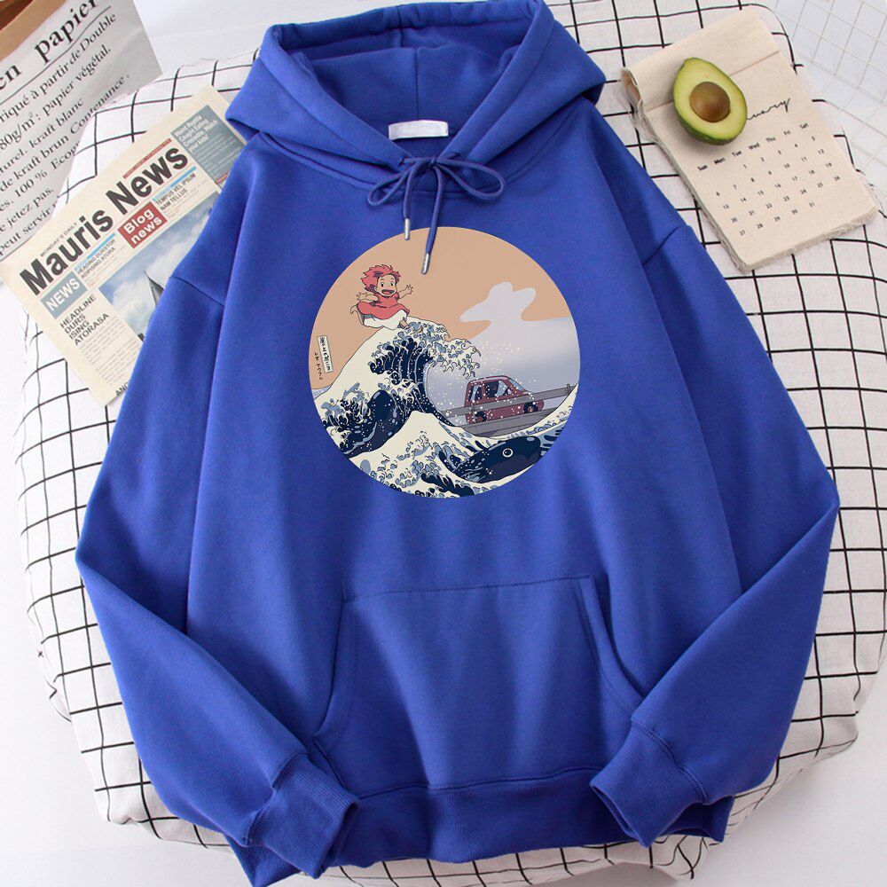 nyo Japan Anime Cute Print Men Sweatshirts  Hop Harajuku Hooded Autumn Loose Streetwear Fleece Funny Casual Male Hoodies
