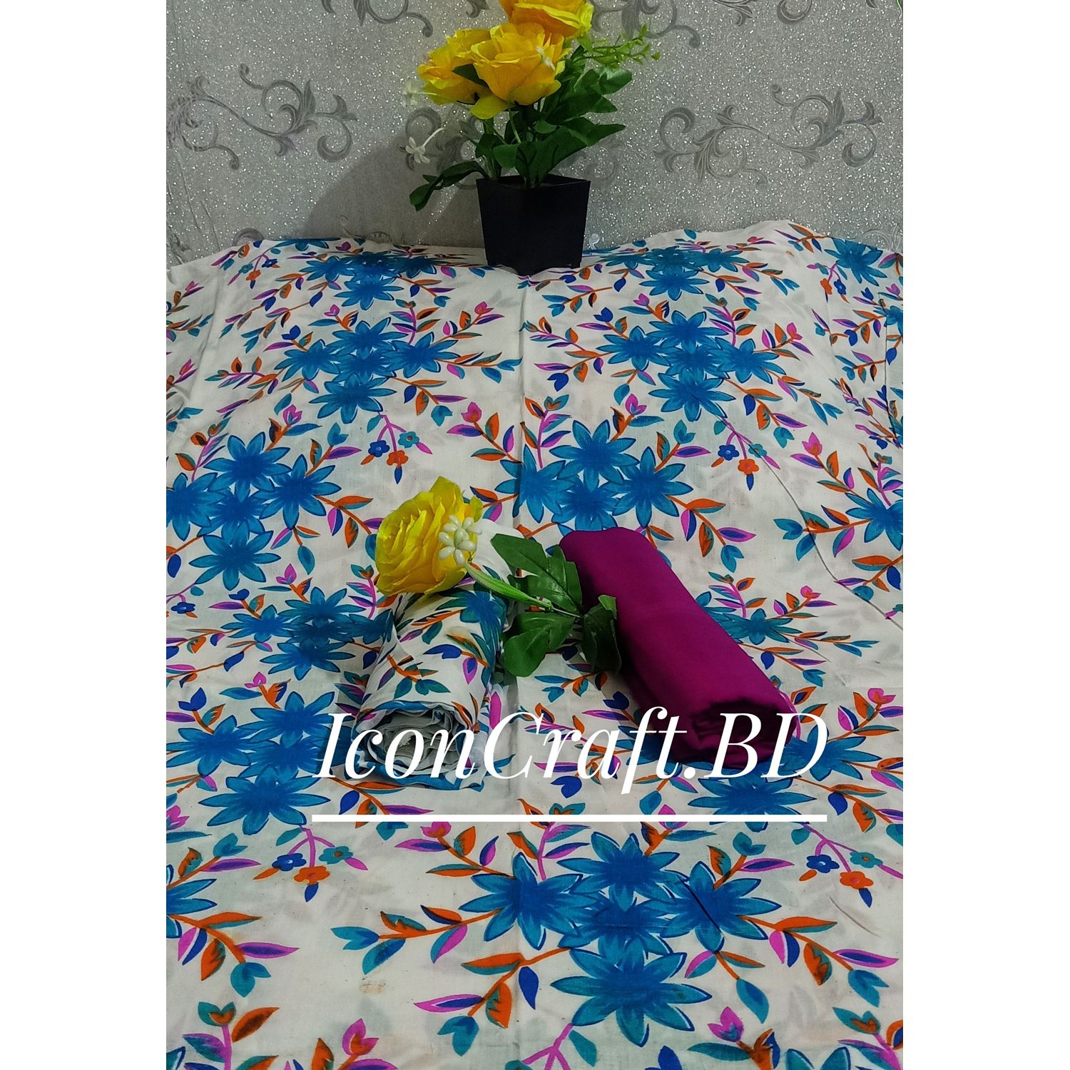 Unstitched screen prin 3pec,cotton dress,fashionable three pis,woman dress,ac cotton dress