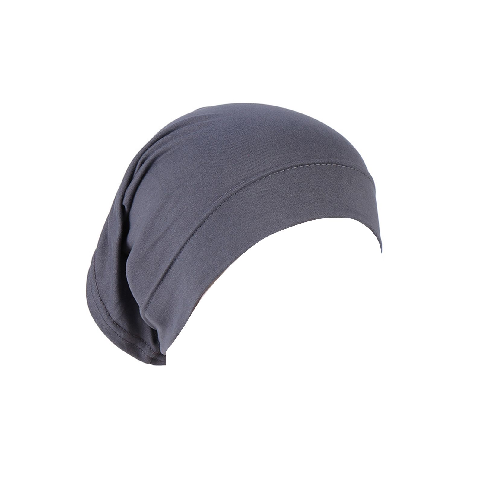 Turban Hat Straight Tube Windproof Smooth Turban Hat