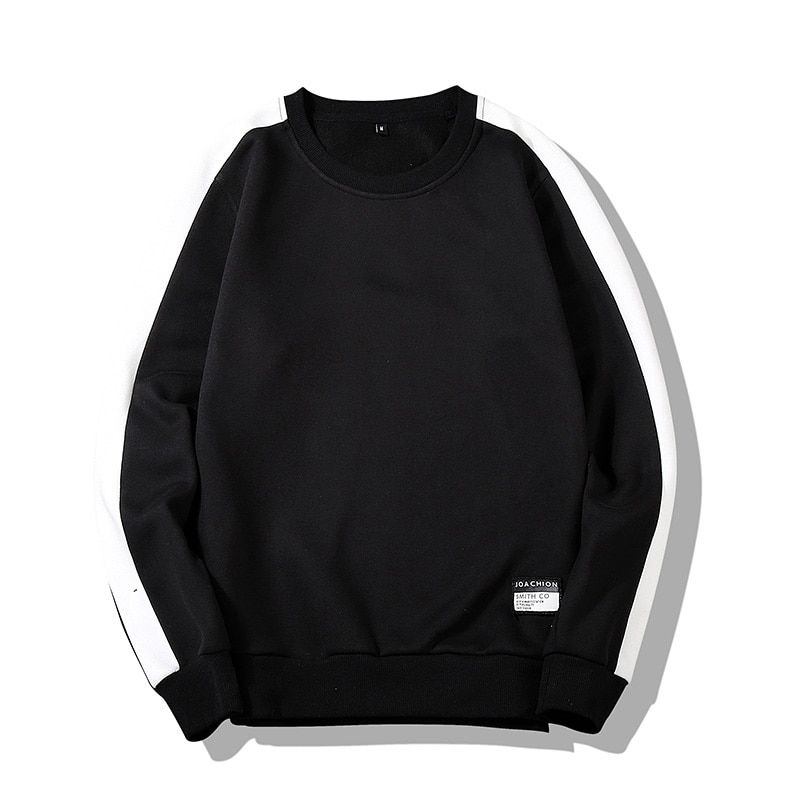 Men's Hoodies Fashion Men Patchwork Sweatshirt O Neck Brand Clothing Male Harajuku Streetwear  Hop Oversize Hoodie Srtswear