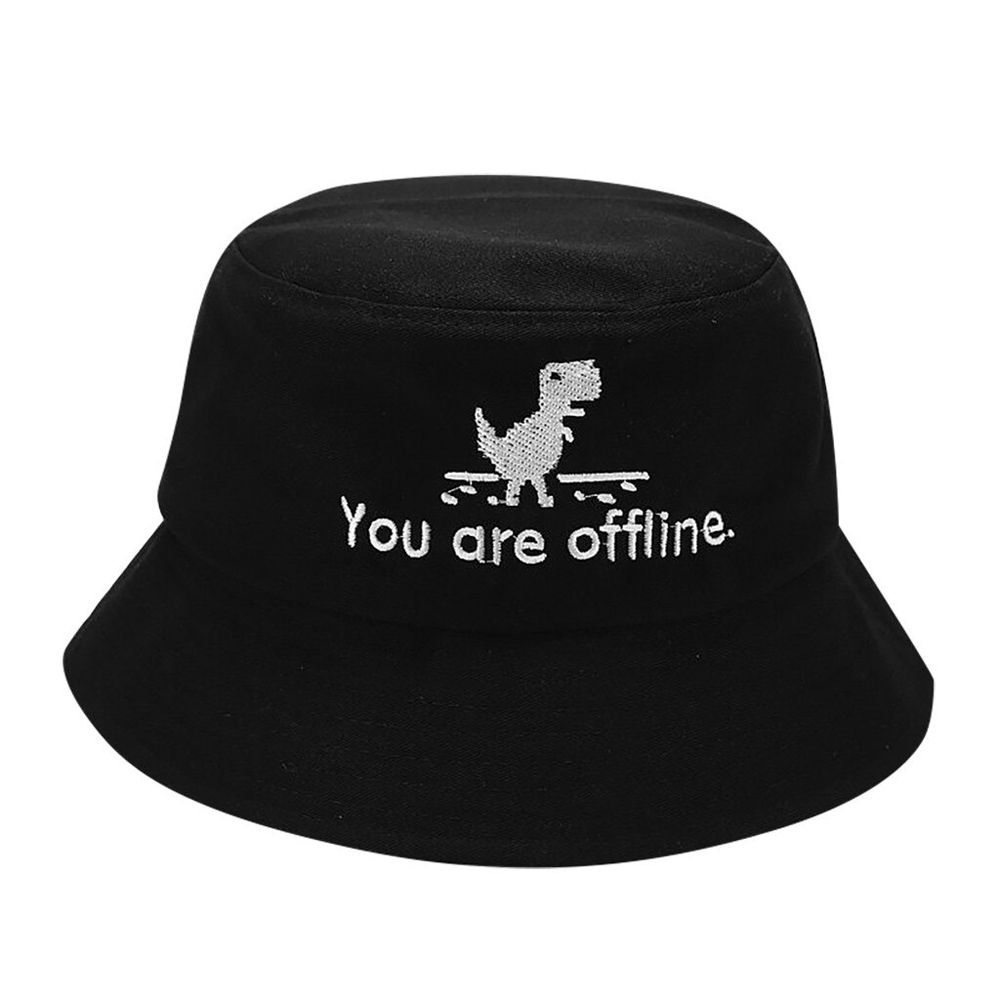 2020 Creative Error Bucket Hat Unisex Foldable Dinosaur Bob Hip Hop Gorros Men Summer Caps Fishing Bucket Hat