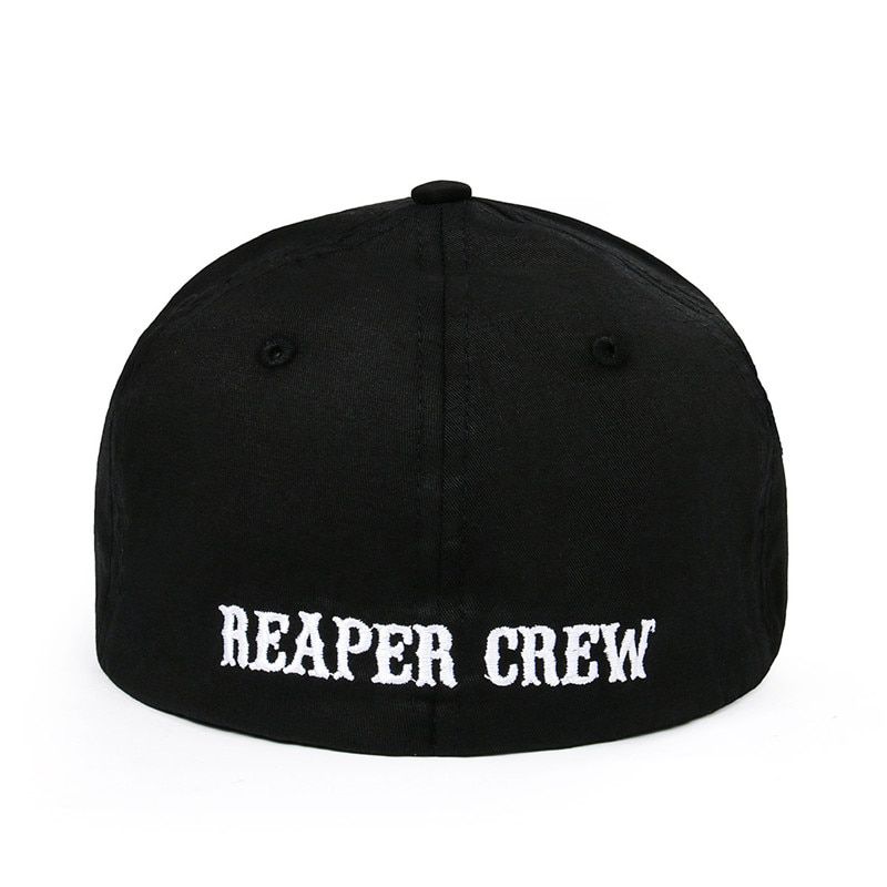 1PCS SOA Sons of Anarchy Fitted Cap Hat Embroidered Hat