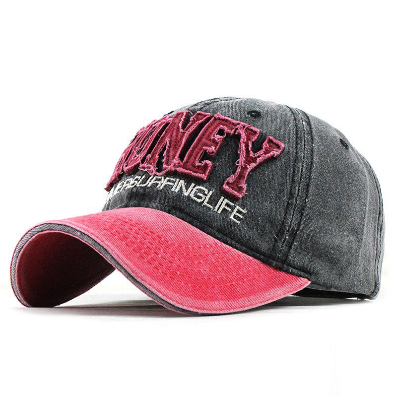 [FLB] Men'S Cap Washed Baseball Caps For Men Streetwear Hat Snapback Embroidery Casual Casquette Hip Hop Cap F319