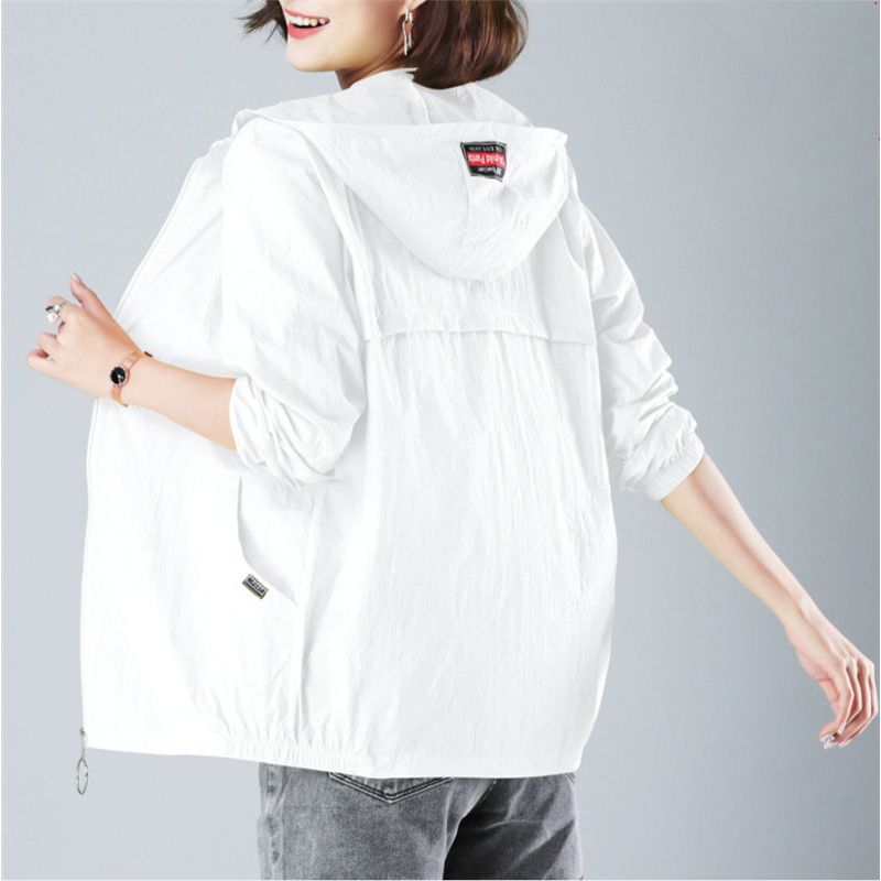 Sun-Proof Clothing Women UV Summer Anti-Ultraviolet Sun Protection Clothing Female Coat Jacket Hooded Tops Zipper Femme