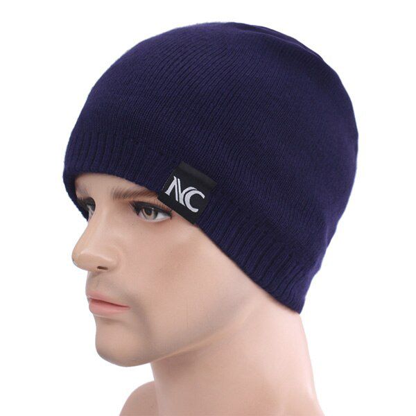 Men's Winter Knitted Hat Women Beanie Hats For Men Skullies Beanies Skull cap Gorras Bonnet Srt Warm Thick Male Winter Hat Cap