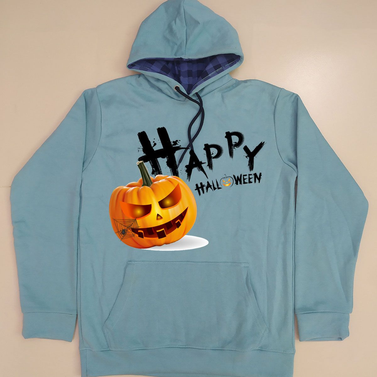 Happy Halloween Hoodie With Permanent DTF Printing 0004