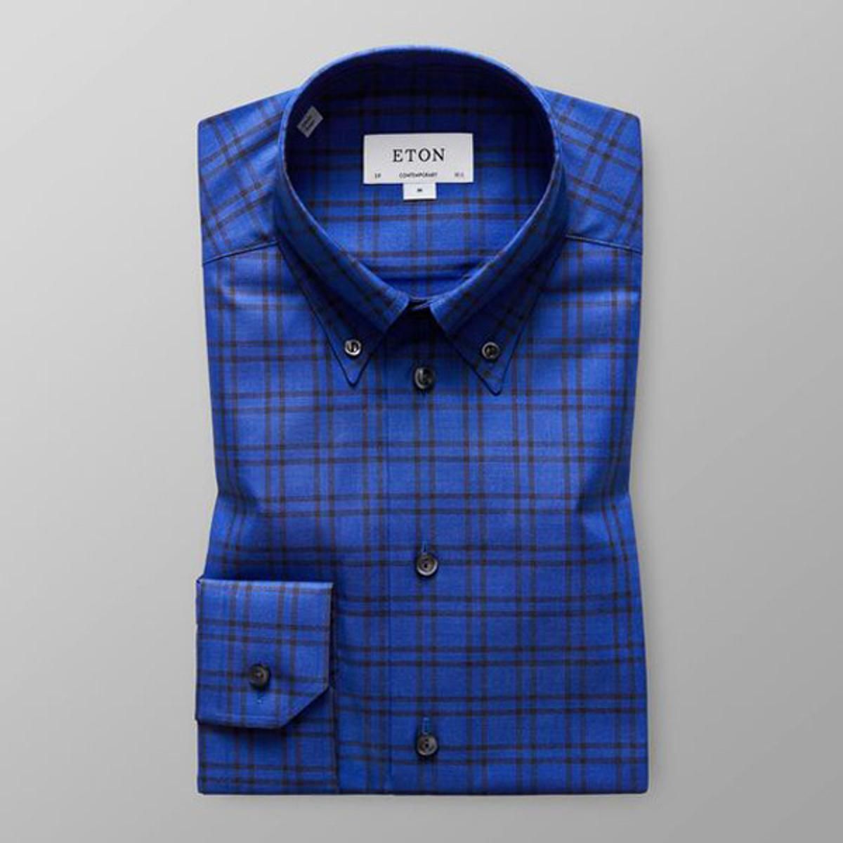 Cotton Long Sleeve Polka Shirt for Men