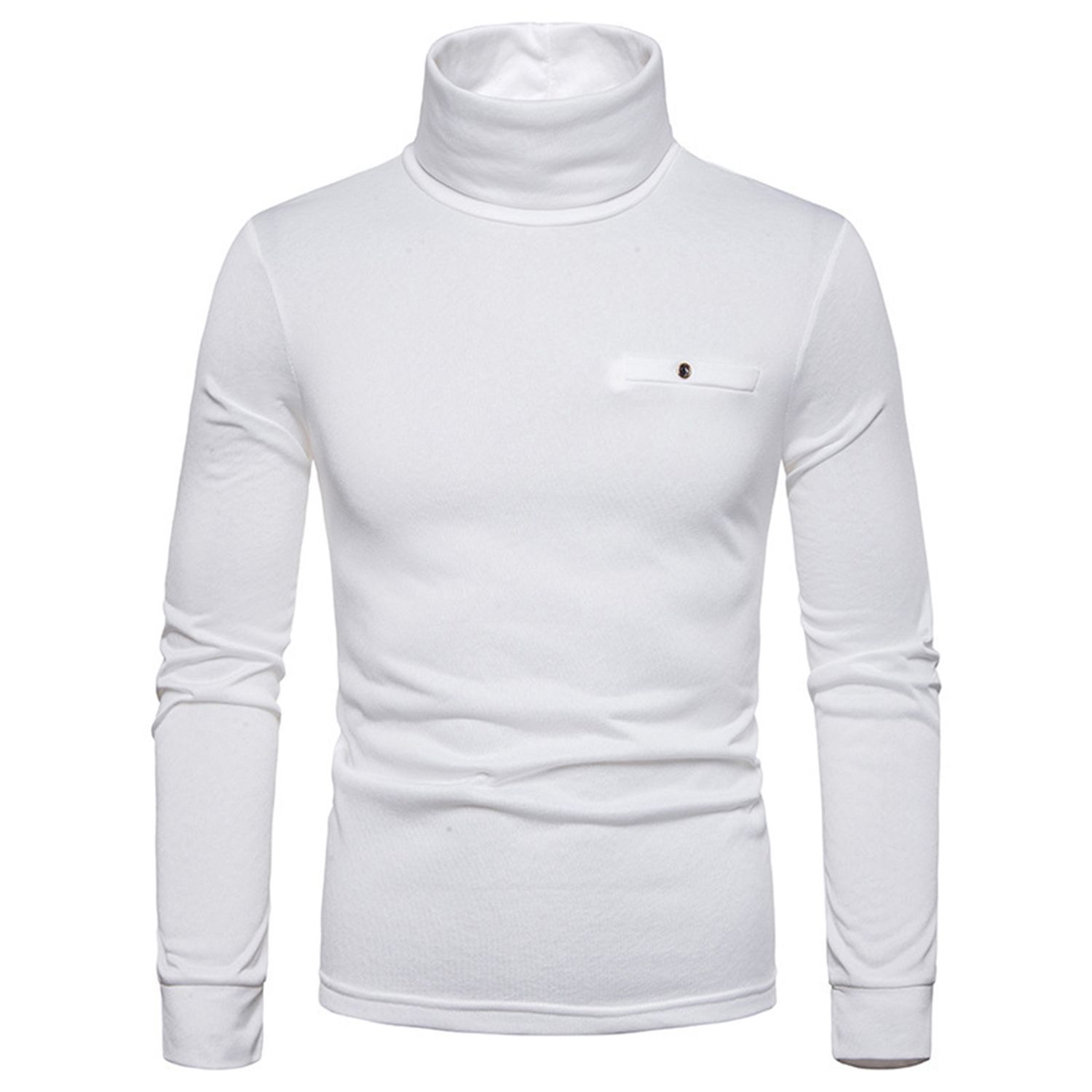 Spring Top All Match Great Stitching Men Shirt