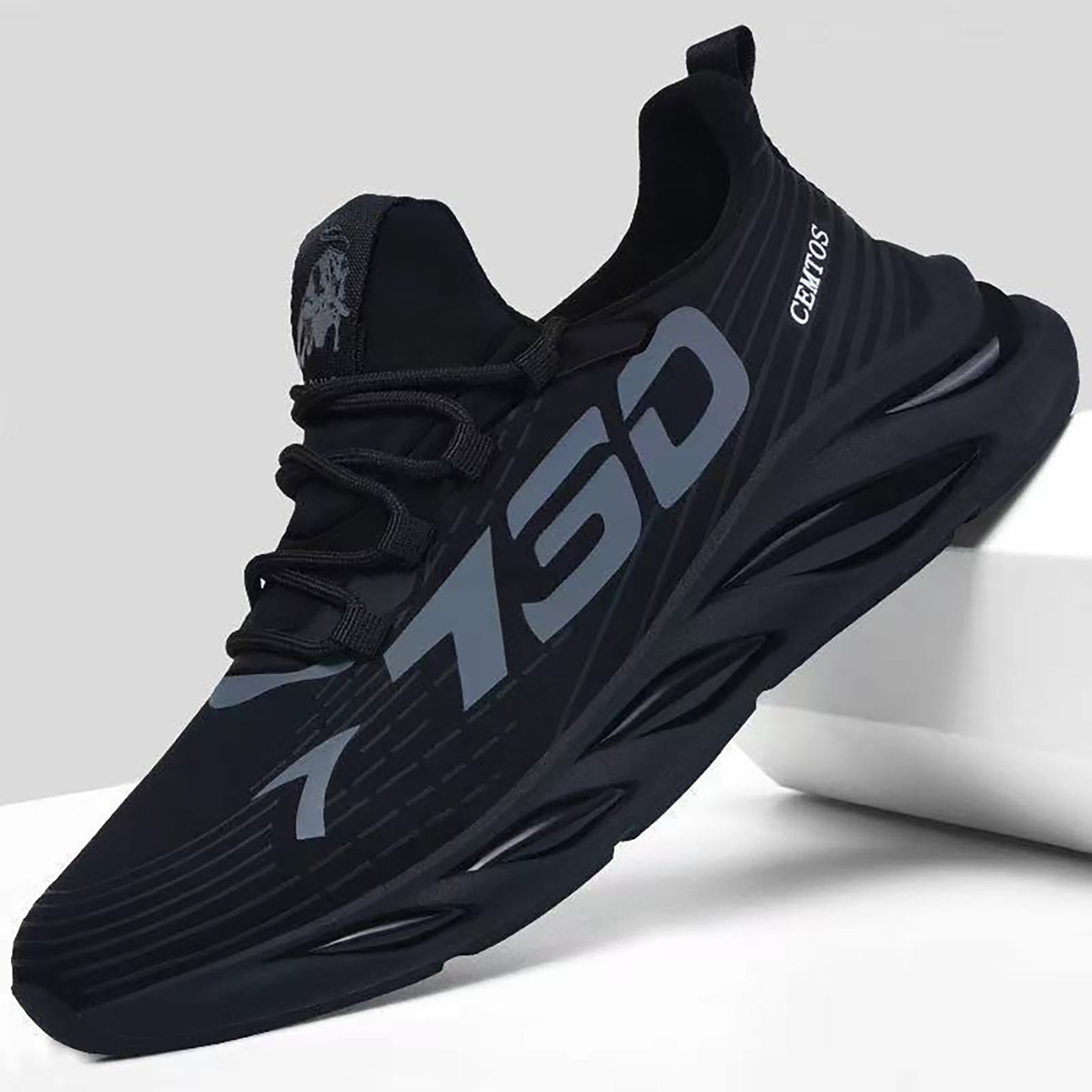 Ecocc Spot running sneakers casual men's shoes autumn sports shoes all-match breathable Lace-Up Shoes For Men Running Walking Sneakers Fast delivery