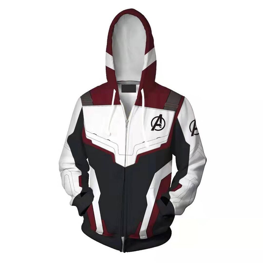 The Avengers 4 Endgame tum Realm Sweatshirt Jacket Advanced Tech Superhero Iron Man Hoodies