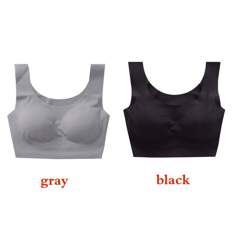 Queenral 2pcs/lot Seamless Bras For Women Underwear Lingerie Wireless BH Comfort Soft Bralette Solid Color Brassiere full cup