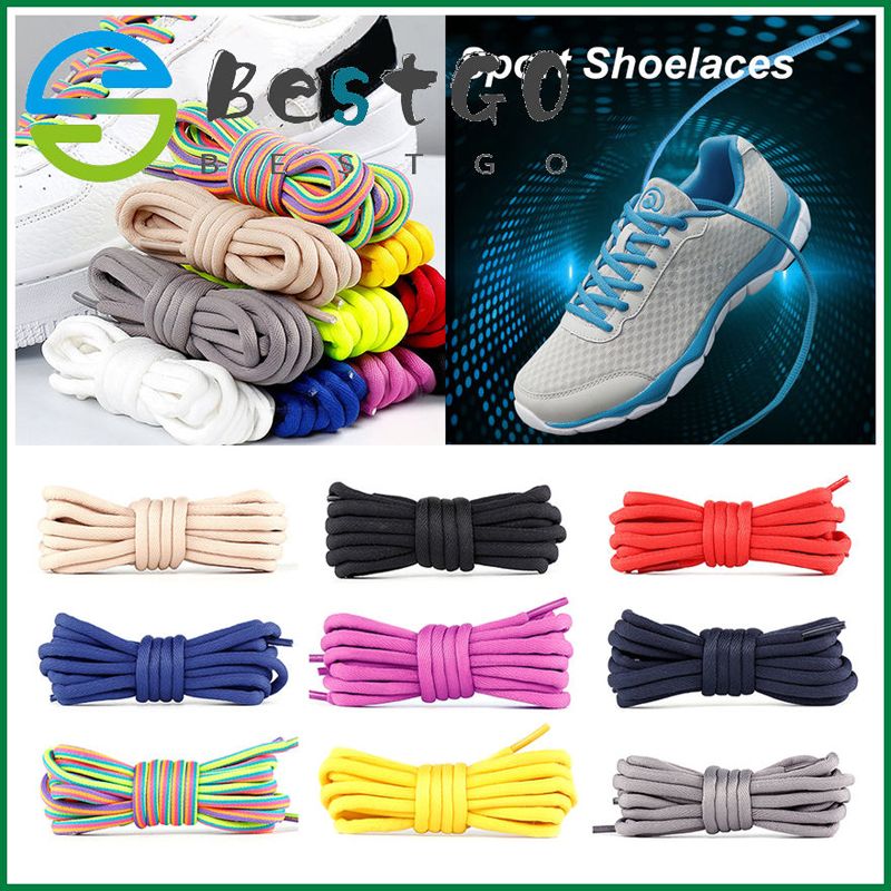 Shoes Accessories Leisure Sport Shoestrings Solid Color Sneaker Shoe Lace Round Shoelaces Hiking Boot Shoelaces Athletic Shoe Laces
