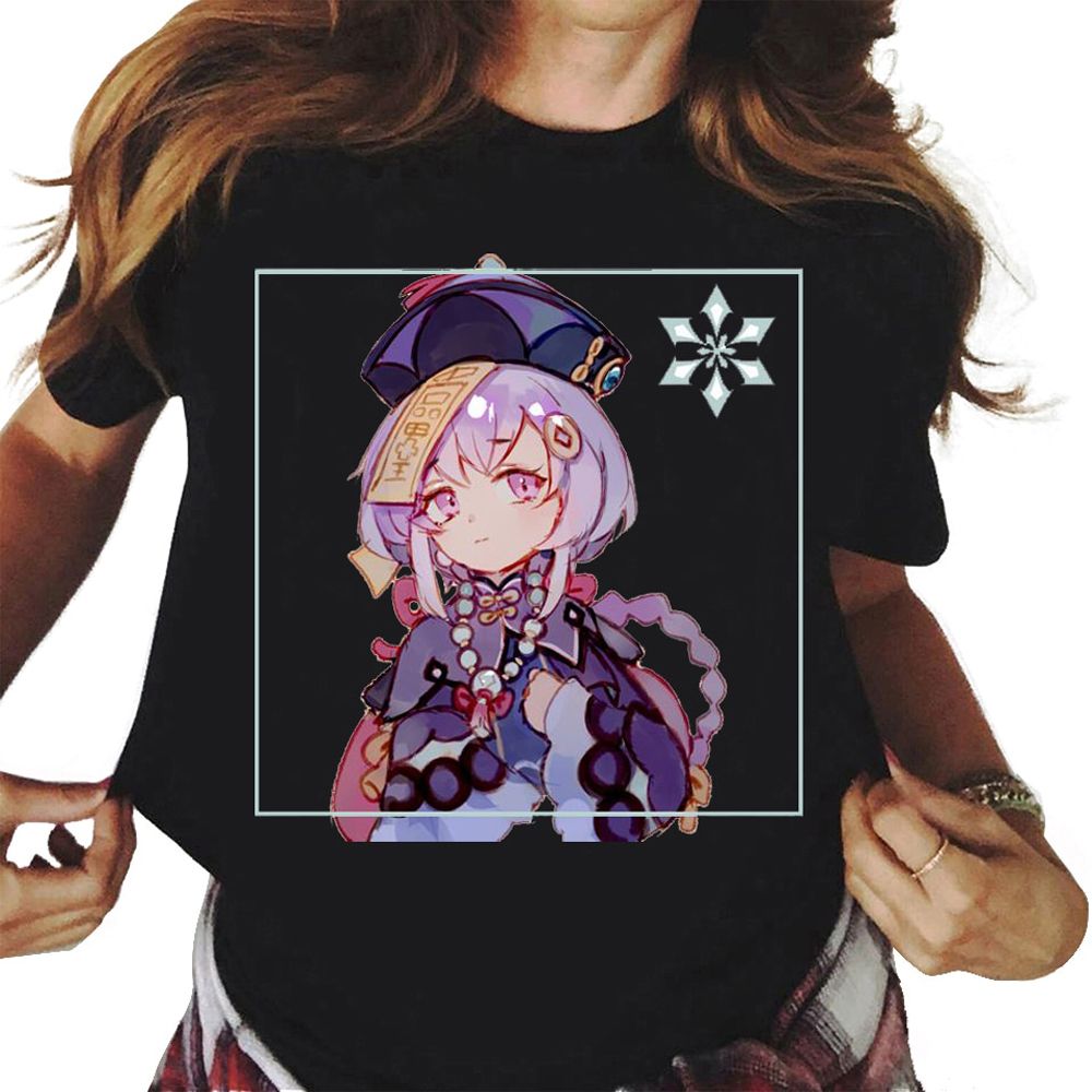 New game Graphic print Genshin Impact T Shirts Men's Summer Casual Short Sleeve T Shirt gift for male