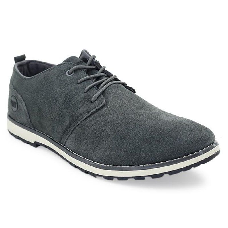 Weinbrenner Dark Gray Leather Sneaker for Men