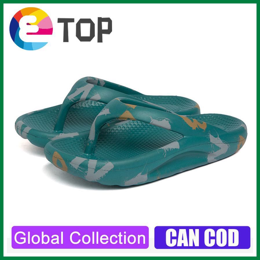 Flip Flops Summer Men and Women Slippers Beach Sandals Comfortable EVA Sole Men Casual Shoes Fashion Men Flip Flops Hot Sell Footwear Plus Size 35-46