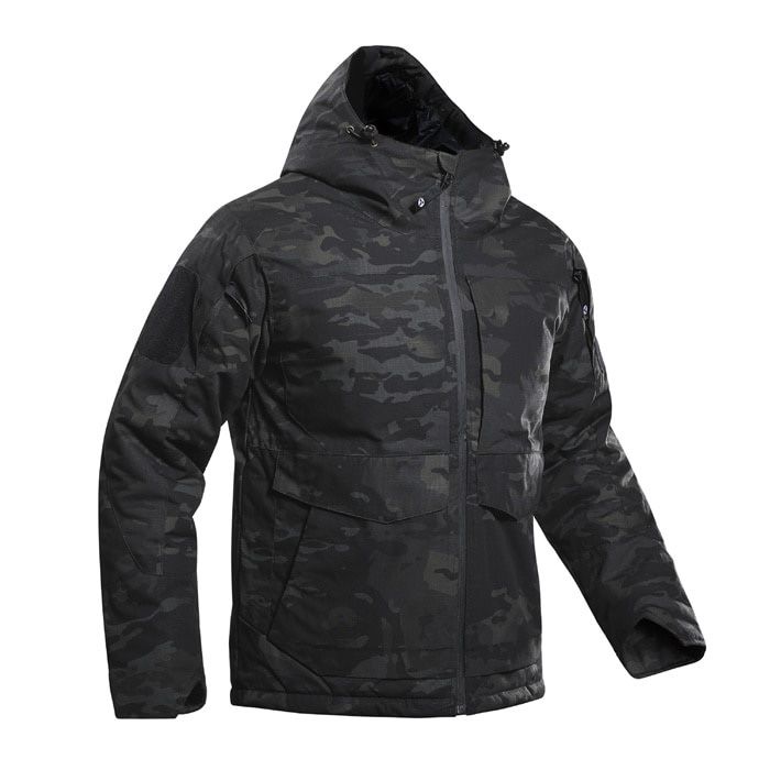 Men's Winter Tactical Pamouflage Military Jacket Coat Multicam hoosual Multi ckets