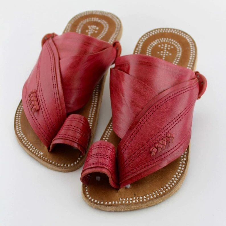 New Men Flip Flops Leather Male Big Size Beach Slippers Soft Sole Non-slip Wear-resistant Trend Men Flip Flops sandal