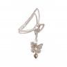 Fashion Women Butterfly Heart Shape Non-slip Alloy Hair Claw Clip Jaw Clamp