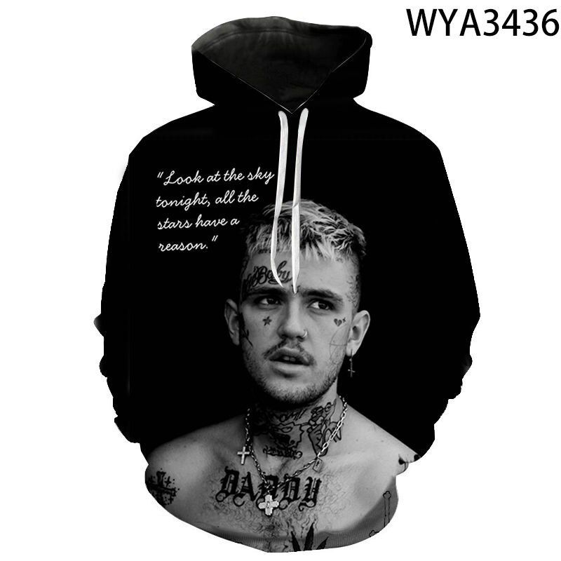 Fashion Men Women Children Sweatshirts Lil Peep Hoodies 3D Printed Streetwear Pullover Long Sleeve Boy Girl Casual