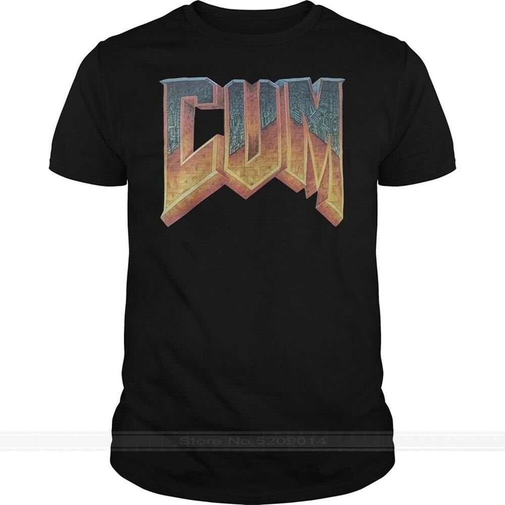 Dom Cum Shirt Vintage Graphic Tee Shirt For Men cotton tshirt men summer fashion t-shirt euro size