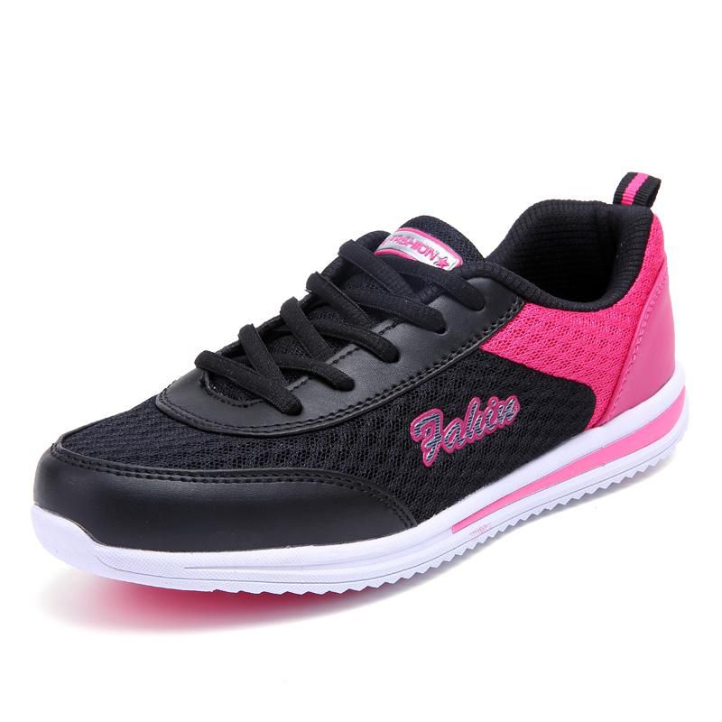 Women Lace-up Mesh s Gym Shoes Ultralight Running Shoes Sports Outdoors