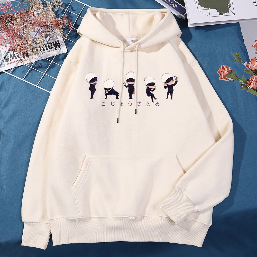 Men Jujutsu Kaisen Hoodie  Japan Manga  Hop Anime Pullovers Tops Loose Long Sleeves Autumn Street Man Women Harajukua Clothe