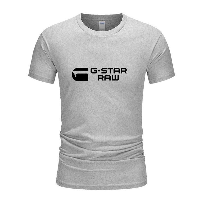 Men's short-sleeved T-shirt 2021 new cotton Tops & Tees tide brand summer high-end light luxury top Men's Clothing