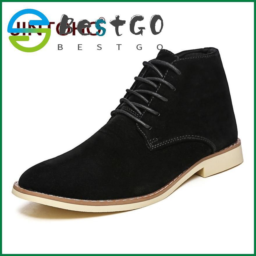 2018 New Mens Winter Shoes Fashion Men Suede Boots Pointed Toe Casual Men Shoes Winter Men Boots Cheap Male Boots