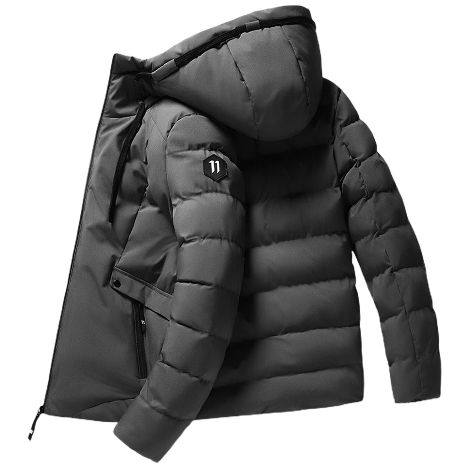 Jacket Hooded Thermal Men Down Coat