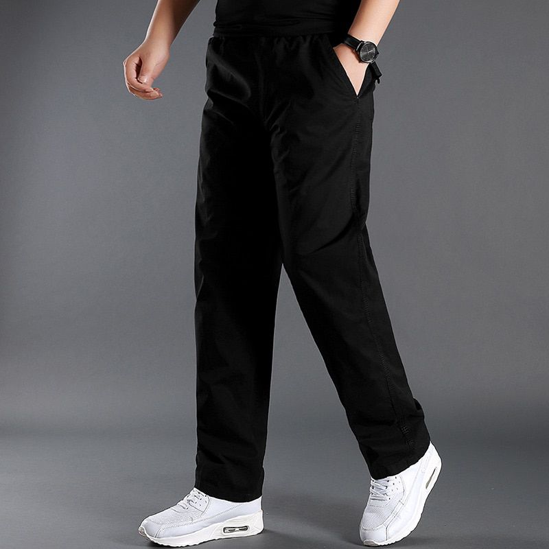 L-6XL Cargo Pants Mencket Out Door Full Length Pants Male Simple Black Straight Trousers Homme Loose Cotton Casual Pants Grey