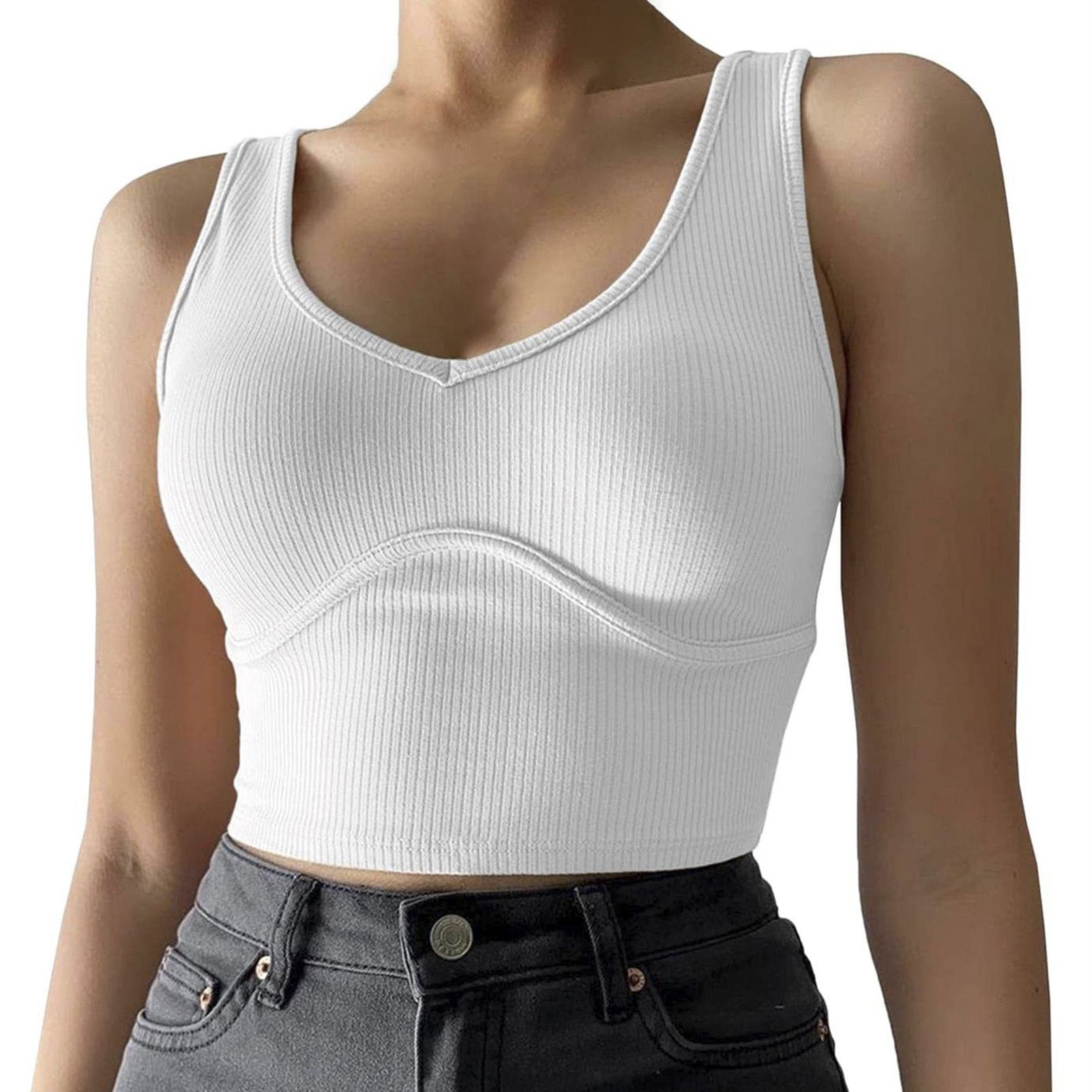 Sports Top Elastic Summer Sleeveless Fitness T-shirt Top