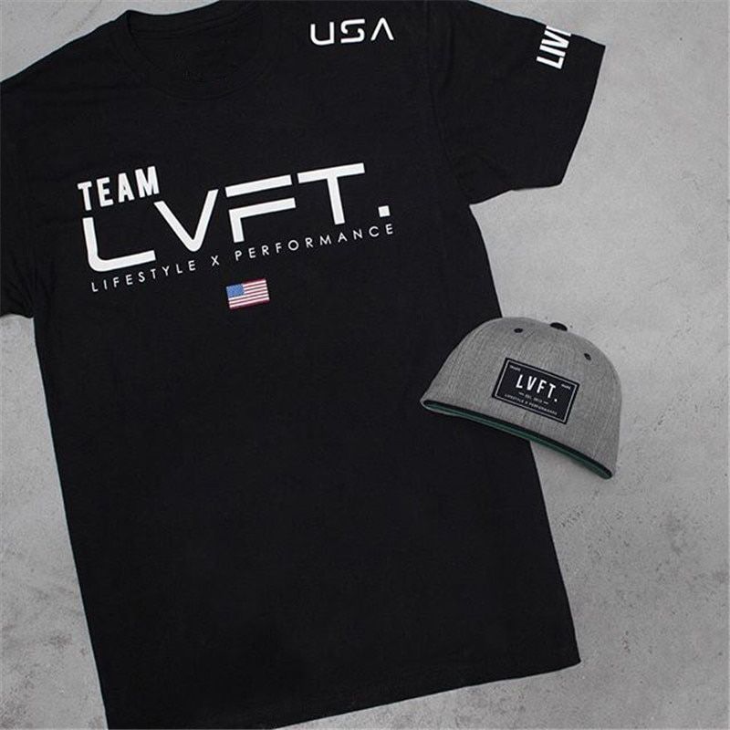 New Brand Clothing Fitness Running T Shirt Men O-Neck T-Shirt Cotton Bodybuilding Sport Shirts Tops Gym Men T Shirt